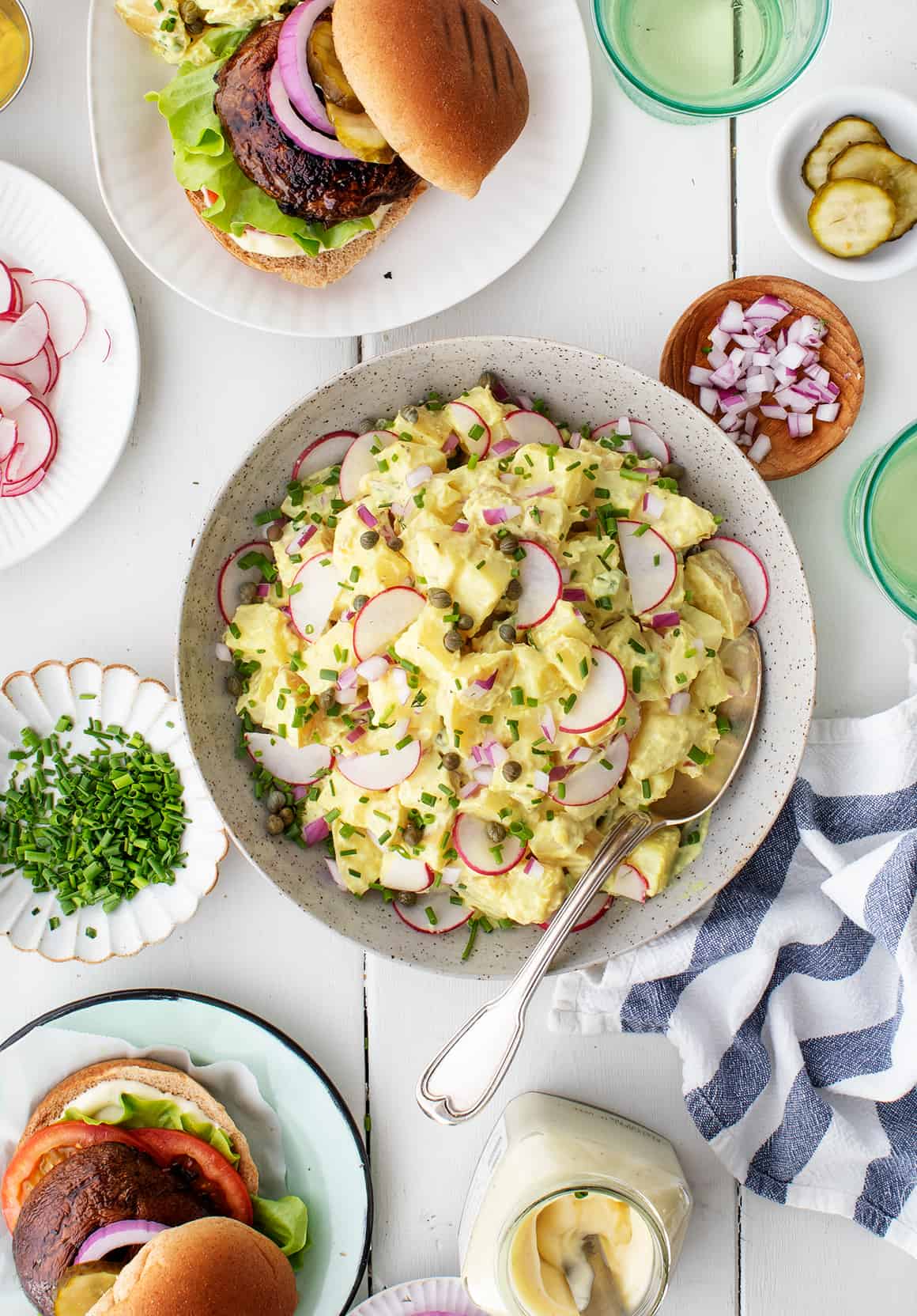 Healthy potato salad