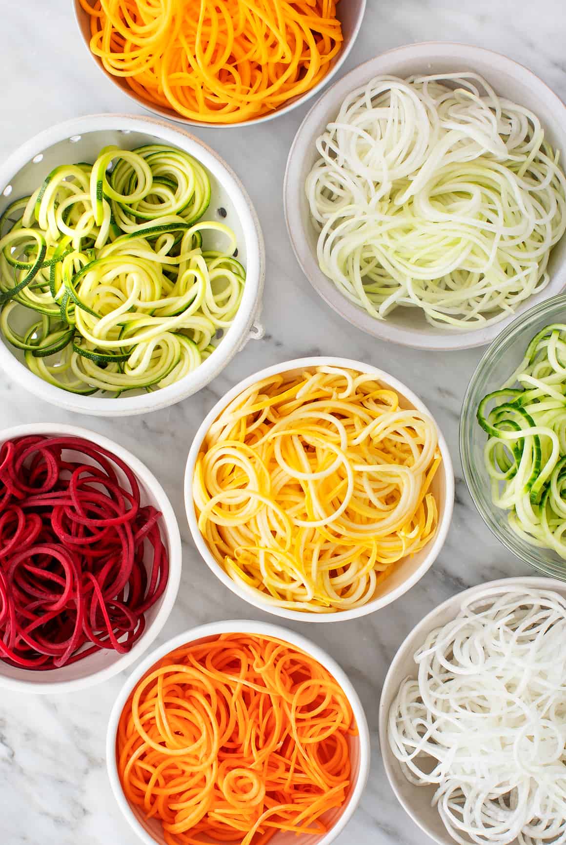 Veggie Noodles in bowls